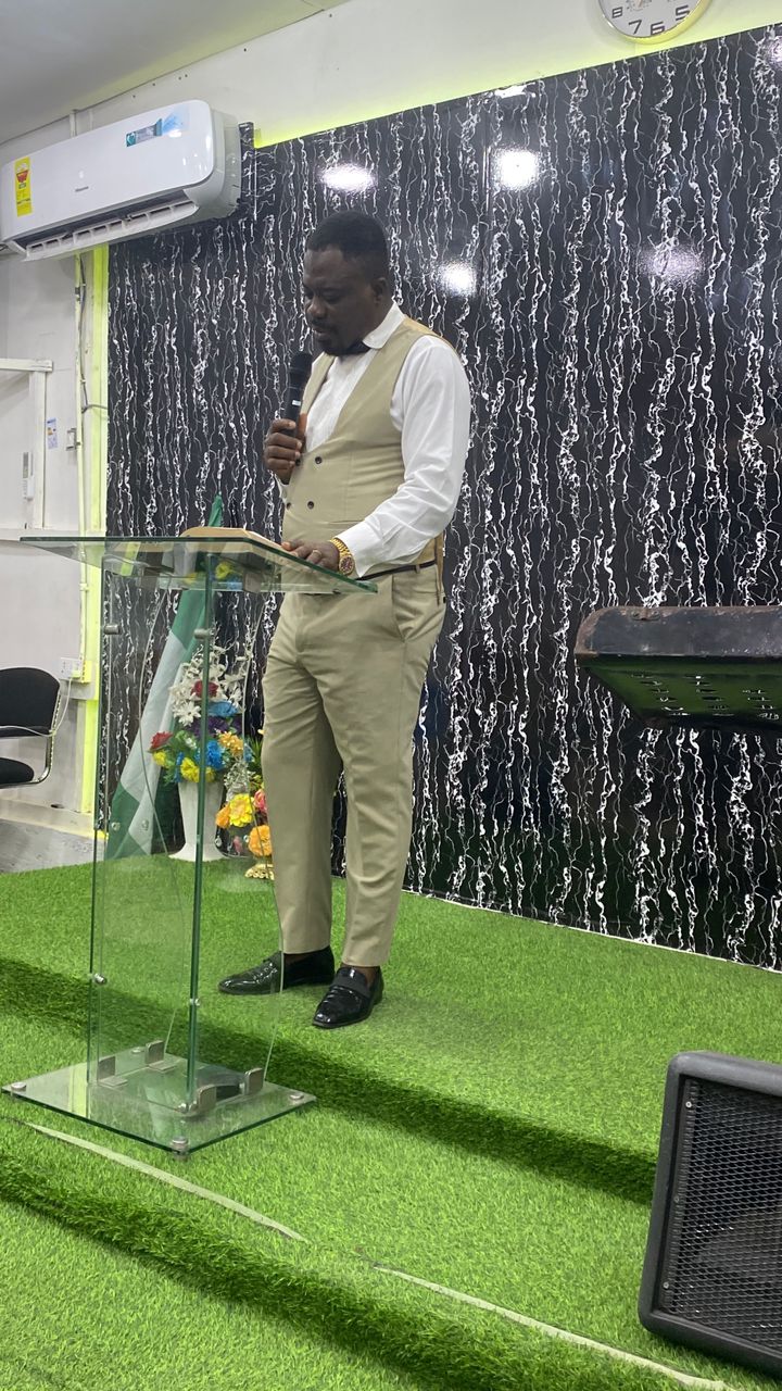 Pastor Preaching